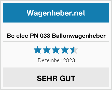  Bc elec PN 033 Ballonwagenheber Test