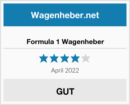  Formula 1 Wagenheber Test