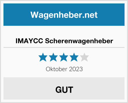  IMAYCC Scherenwagenheber Test