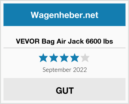  VEVOR Bag Air Jack 6600 lbs Test