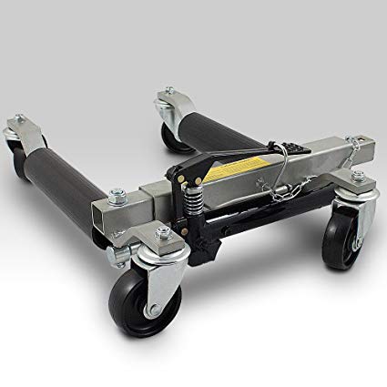 4x Rangierhilfe PKW Auto Mover Hydraulic Shifter Rollbock
